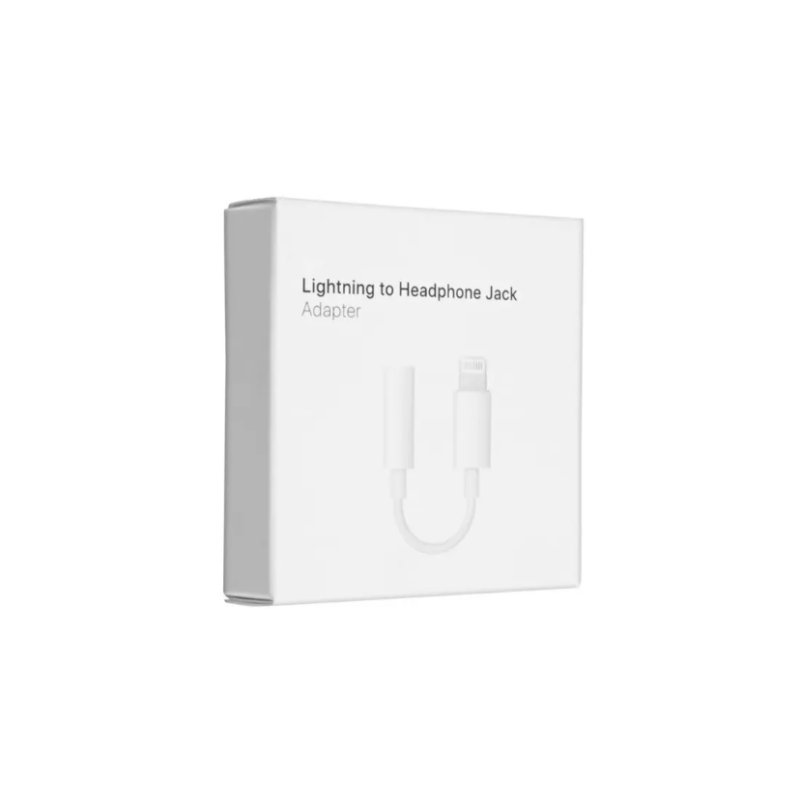 Prise casque Lightning vers 3,5 mm dans l'emballage