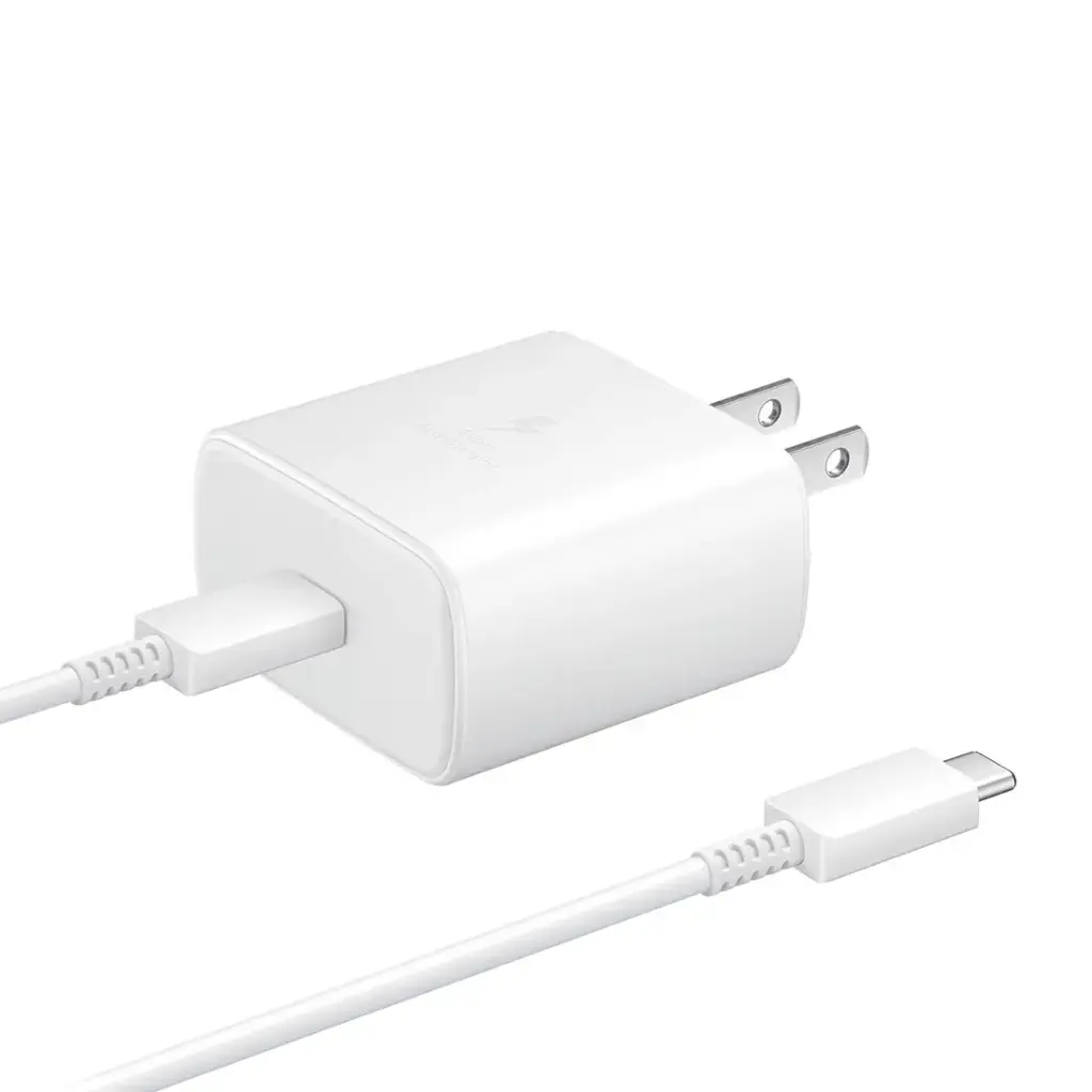 Samsung 2 In 1 Super Fast Charger (Type-C 45W Plug & 5A Cable) – Black