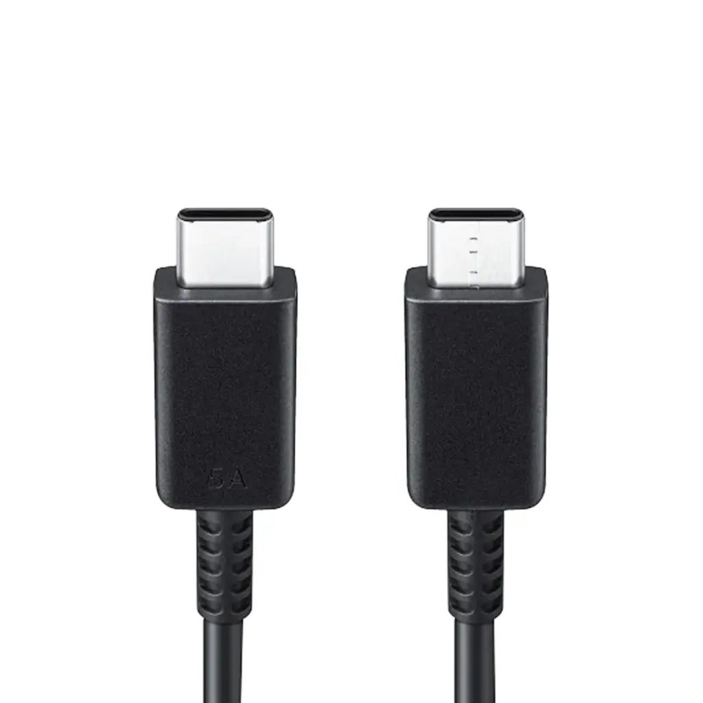 Samsung Type-C To Type-C PD Data Cable No Packaging – Black (5A)