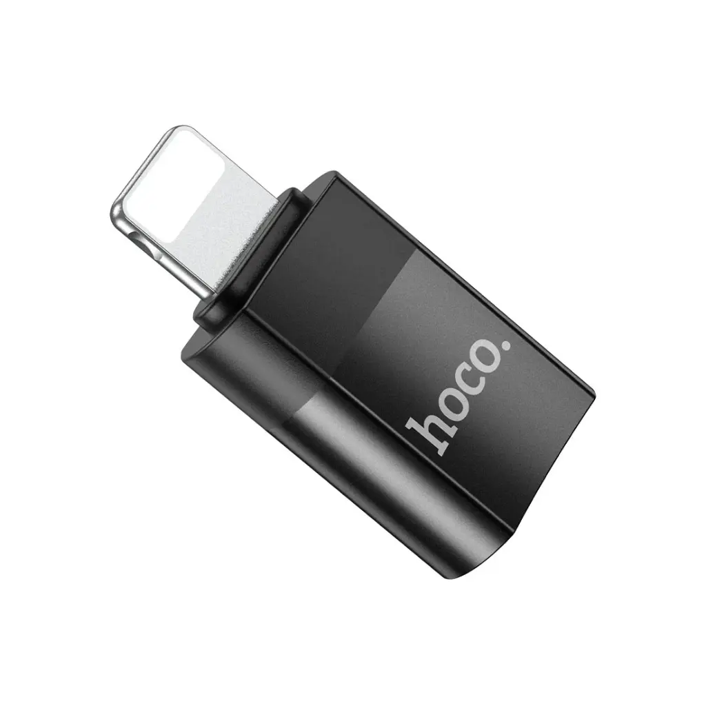 Hoco-UA17-Adapter-Lightining-Male-to-Type-C-Black-2.webp