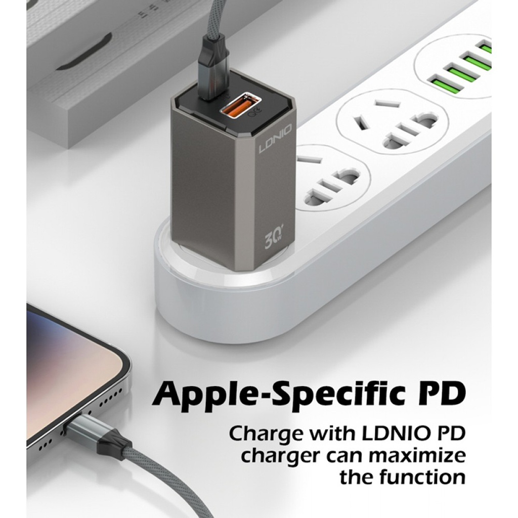 LDNIO LC442i TPE Type-C To Lightning 30W Fast Charge Cable (2m)
