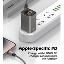 LDNIO LC442i TPE Type-C To Lightning 30W Fast Charge Cable (2m)
