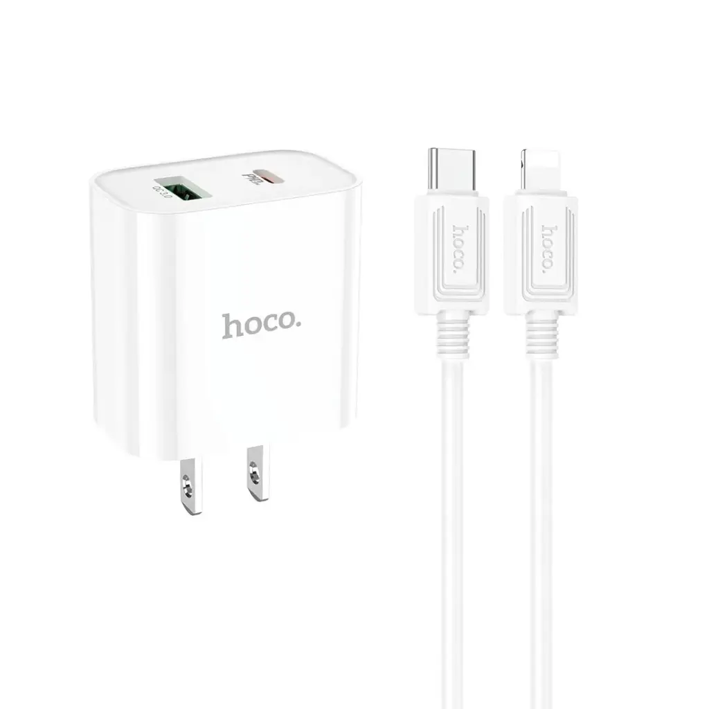 Hoco C80 Plus Fast Charger Type-C to Lightning