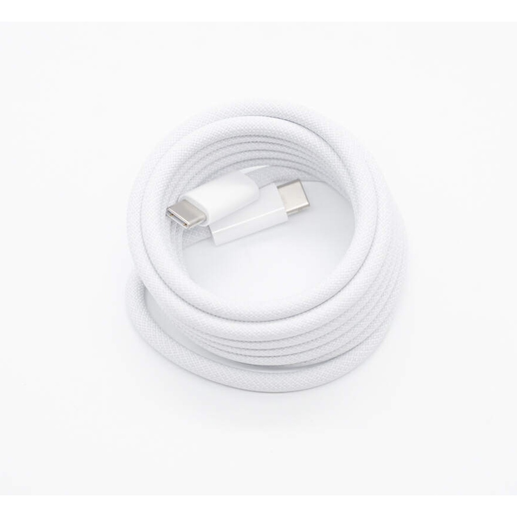USB-C To USB-C Cable For iPhone 15 Series – Knit Texture in Packaging 240W (2M)