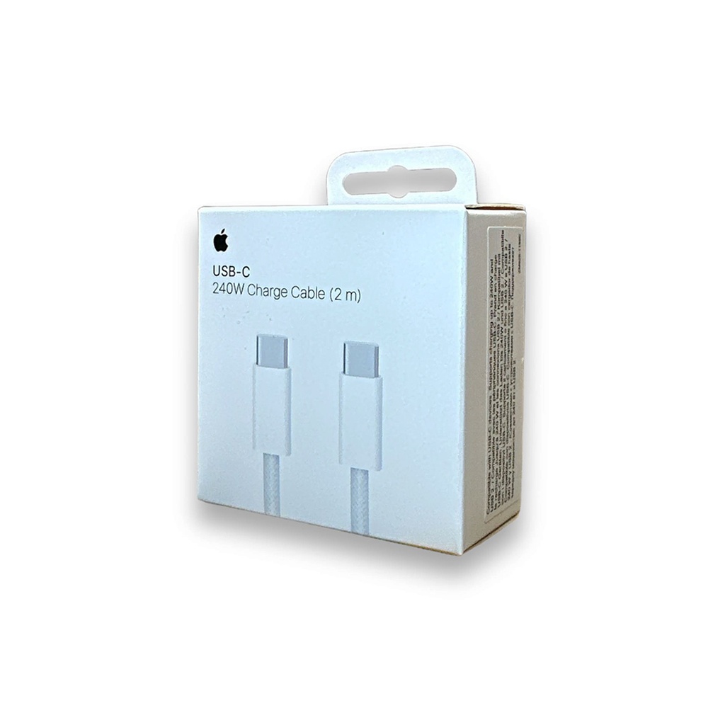 USB-C To USB-C Cable For iPhone 15 Series – Knit Texture in Packaging 240W (2M)