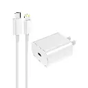 Type-C To Lightning Cable + Power Adapter in Packaging (20W)