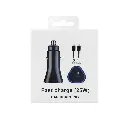 Samsung Car Adapter Pack (25W Type-C Charger + Type-C Cable) – Black