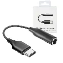 Adaptateur Samsung Type-C vers prise casque 3,5 mm - Noir