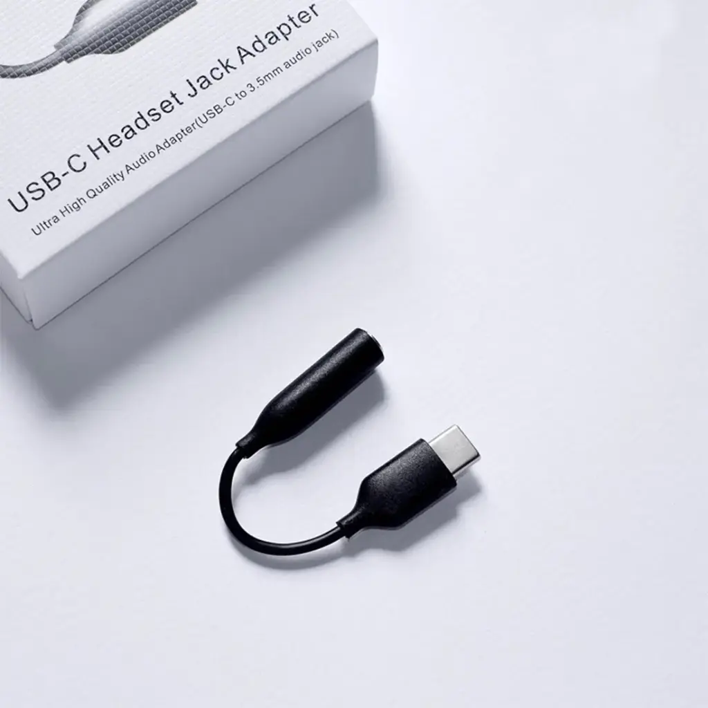 Adaptateur Samsung Type-C vers prise casque 3,5 mm - Noir