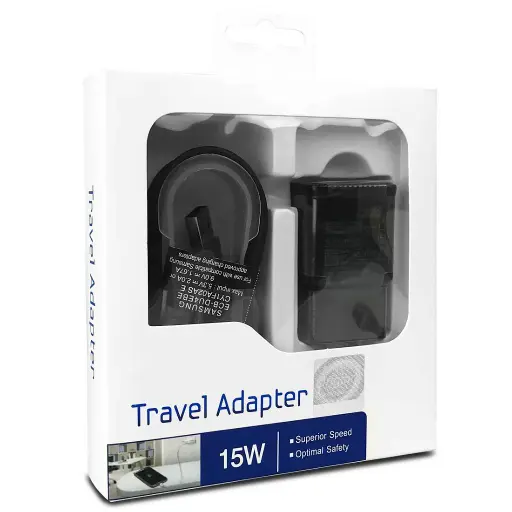 Samsung Travel Adapter (Fast Charger + 1.2m Type-C Cable) – Black
