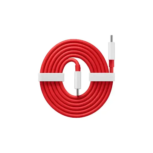 Type-C To Type-C Cable No Packaging – Red (2m / 5A)
